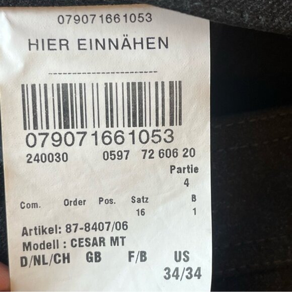 Brax Blue Lab Feel Good "Cesar" Black Slack Stretch Pants - Picture 7 of 15